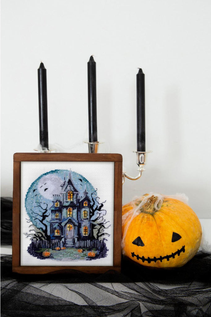 Counted Cross Stitch Kit "Haunted House" DIY by Abris Art