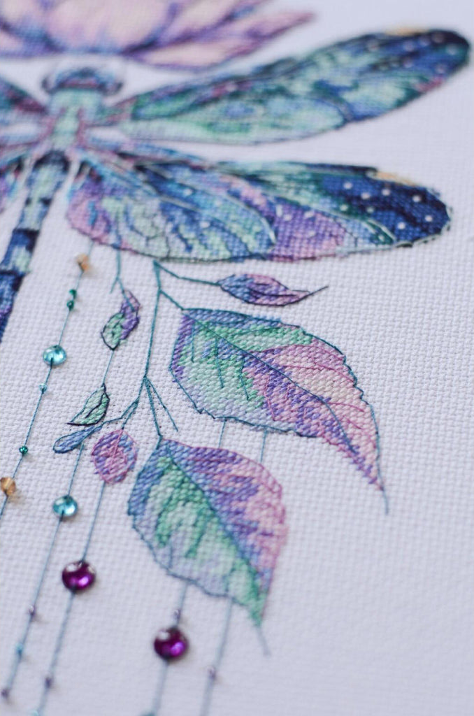 Counted Cross stitch kit "Dragonfly" DIY by Abris Art