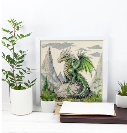 Counted Cross stitch kit "Dragon" DIY by Abris Art