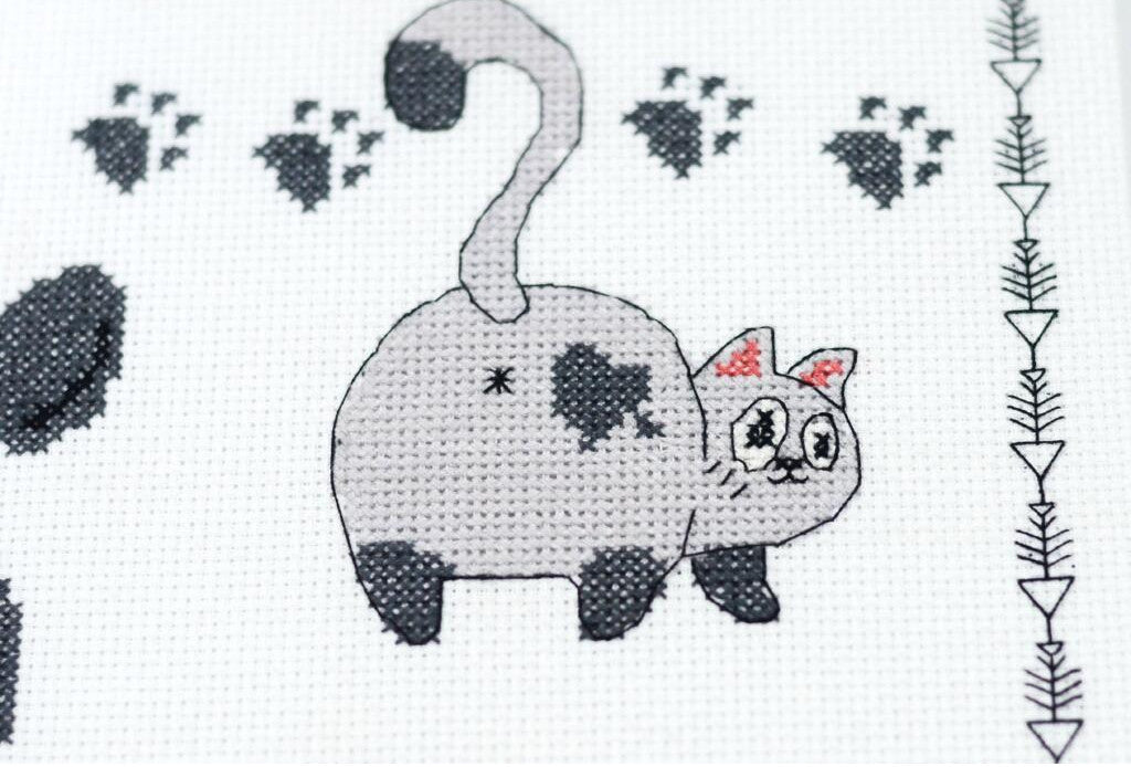 Counted Cross Stitch Kit "Cats" DIY by Abris Art