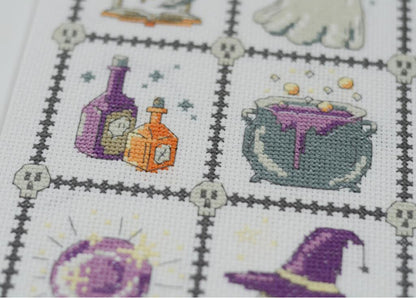 Counted Cross Stitch Kit "Halloween" DIY by Abris Art