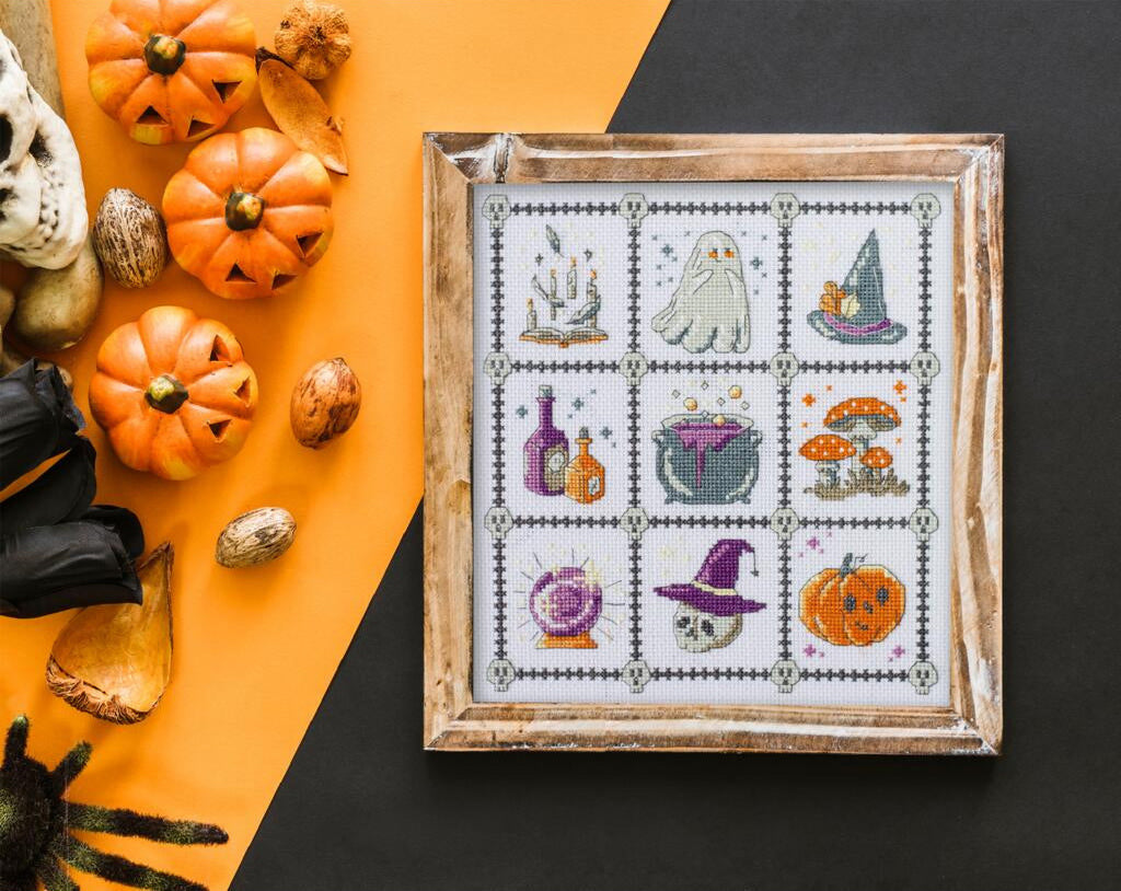 Counted Cross Stitch Kit "Halloween" DIY by Abris Art