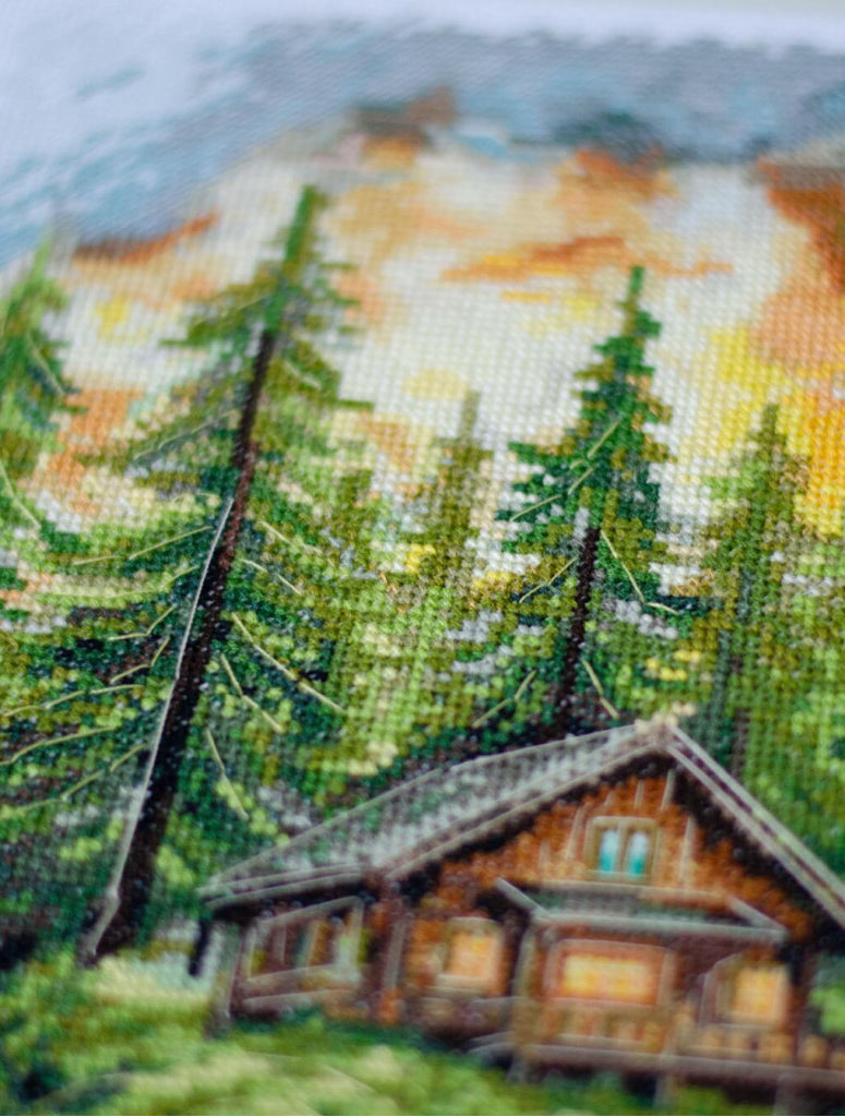 Counted Cross stitch kit "Forest Silence" DIY by Abris Art