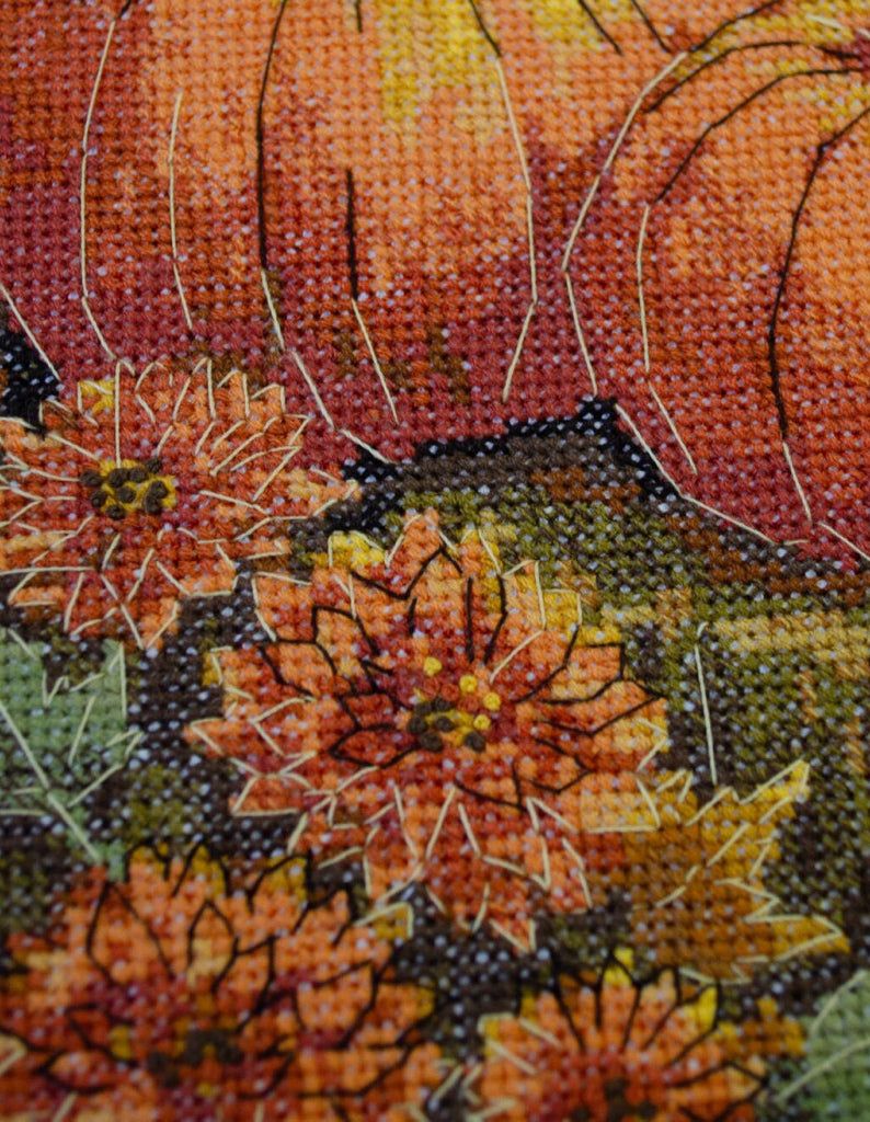 Counted Cross stitch kit "Pumpkins" DIY by Abris Art