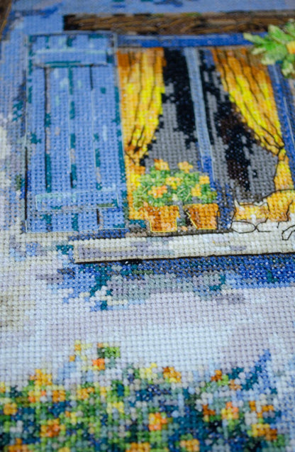 Counted Cross stitch kit "Mediterranean Idyll" DIY by Abris Art