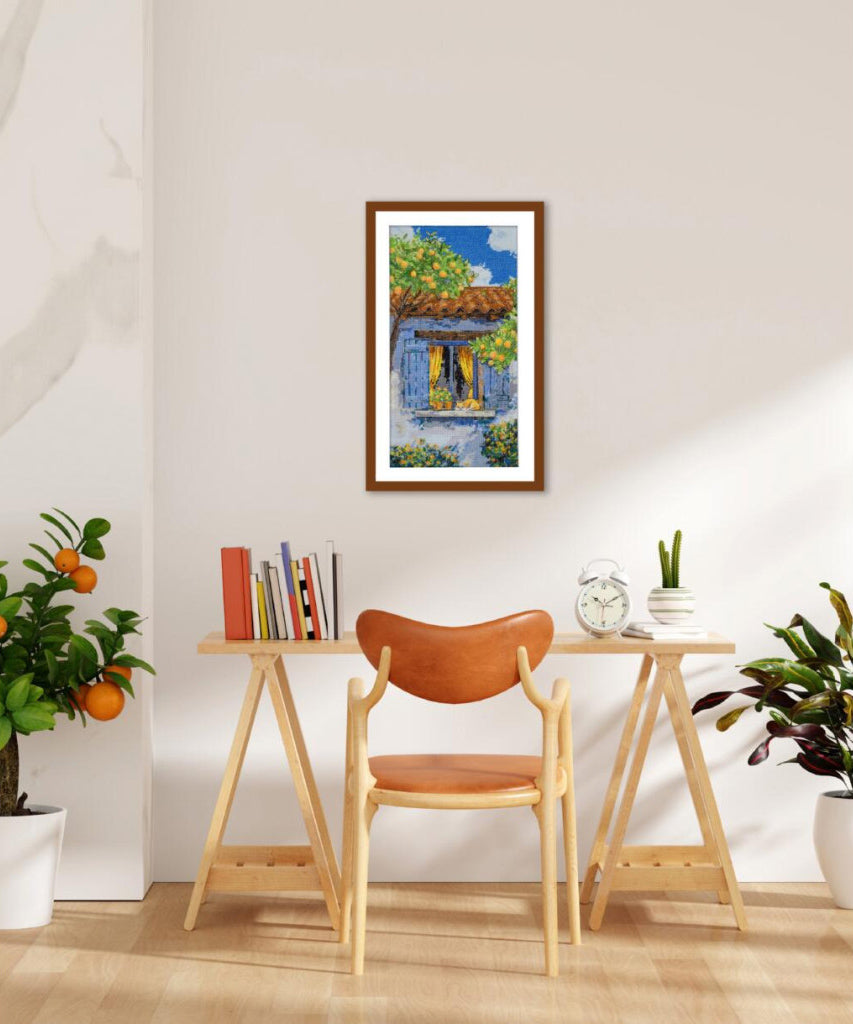 Counted Cross stitch kit "Mediterranean Idyll" DIY by Abris Art