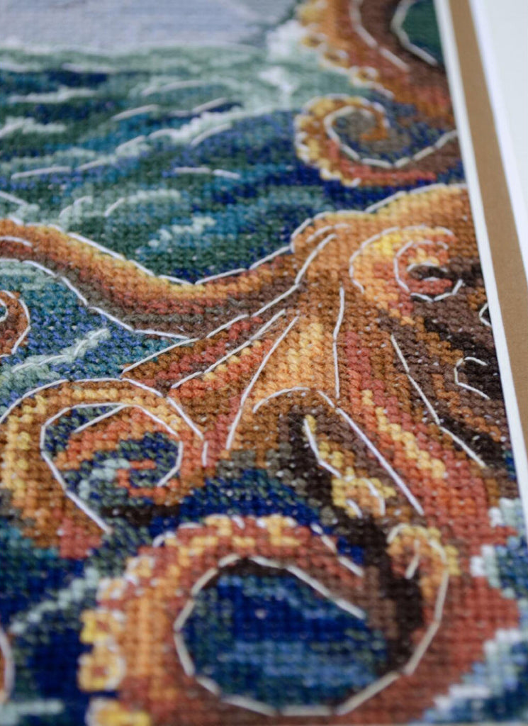 Counted Cross Stitch Kit "Ocean Abyss" DIY by Abris Art