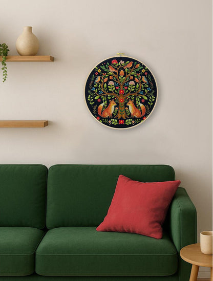 Counted Cross stitch kit "Tree of Forest Stories" DIY by Abris Art