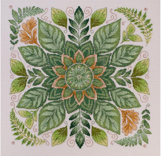 Counted Cross stitch kit Dance of the Leaves DIY Abris Art