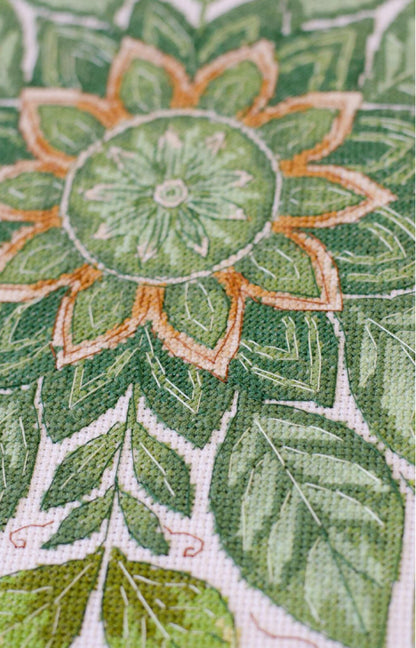 Counted Cross stitch kit "Dance of the Leaves" DIY by Abris Art