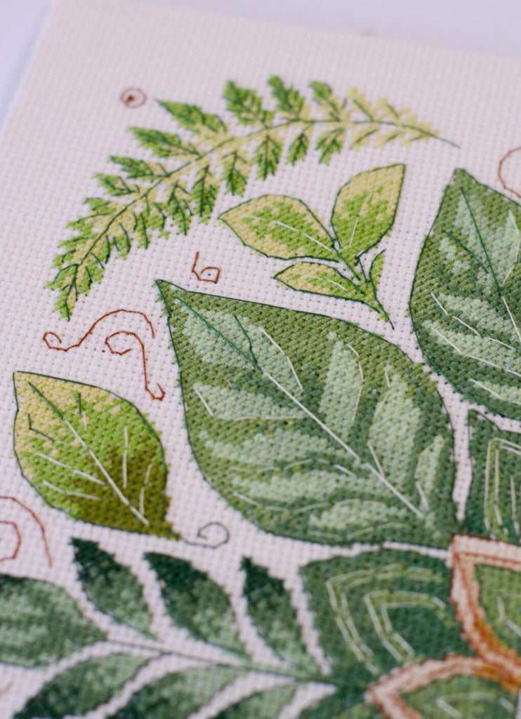 Counted Cross stitch kit "Dance of the Leaves" DIY by Abris Art