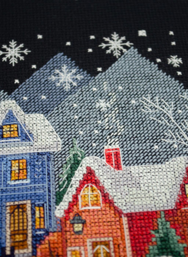 Counted Cross stitch kit "Night Before Christmas" DIY by Abris Art