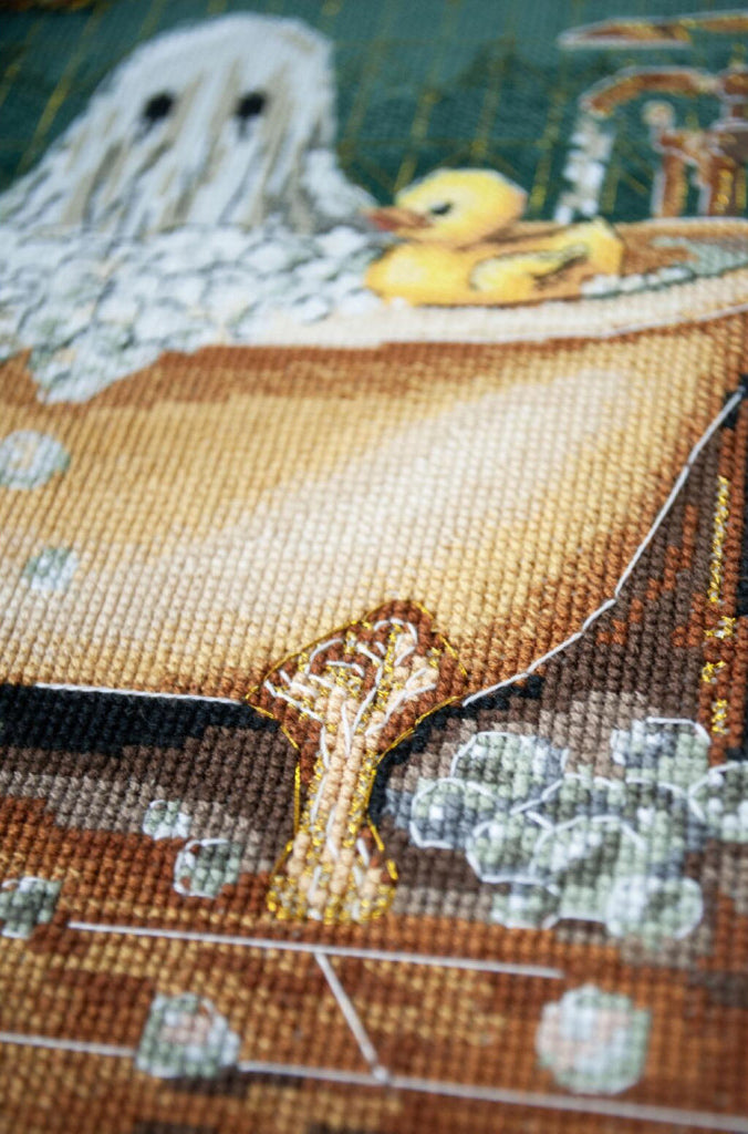 Counted Cross stitch kit "House Ghost" DIY by Abris Art