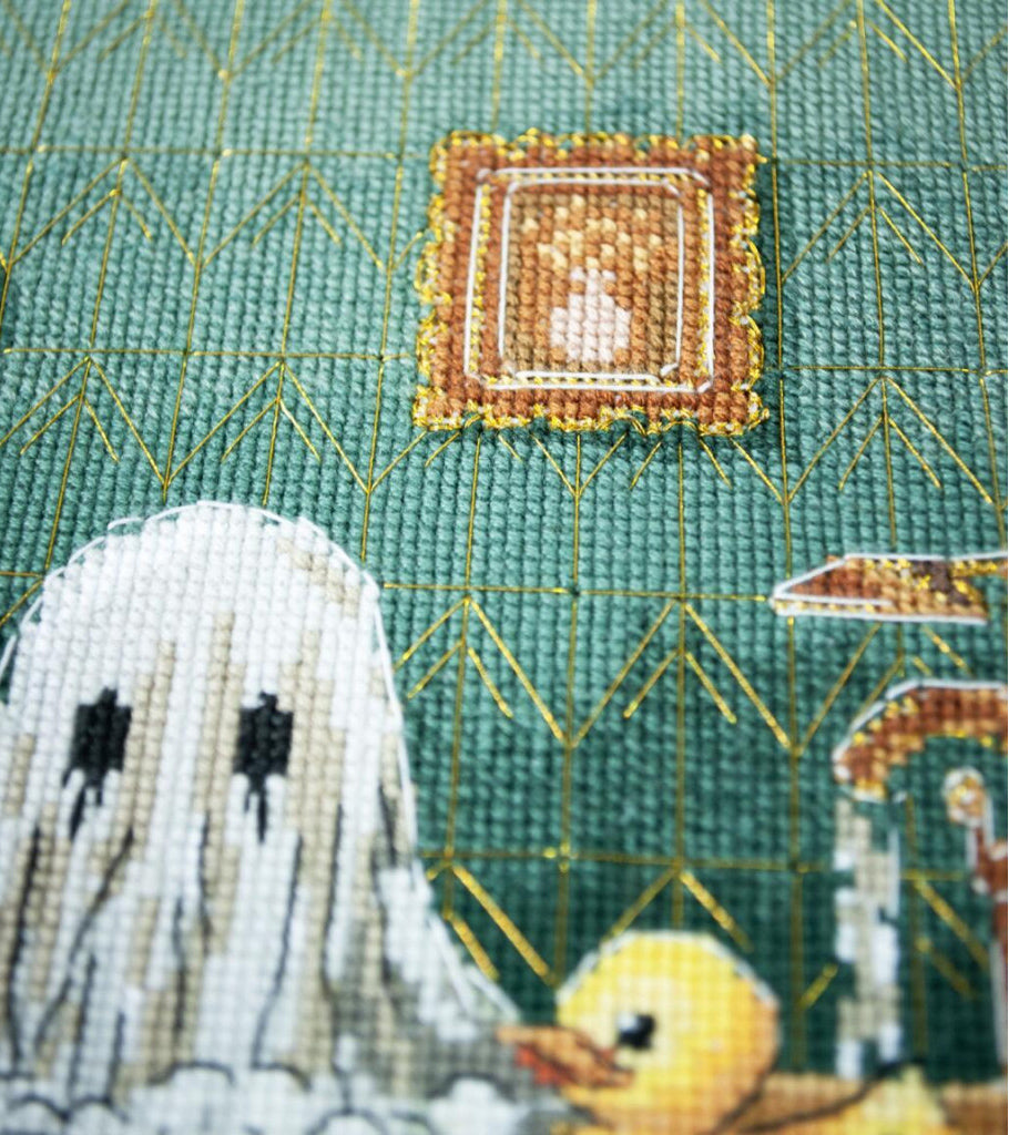 Counted Cross stitch kit "House Ghost" DIY by Abris Art