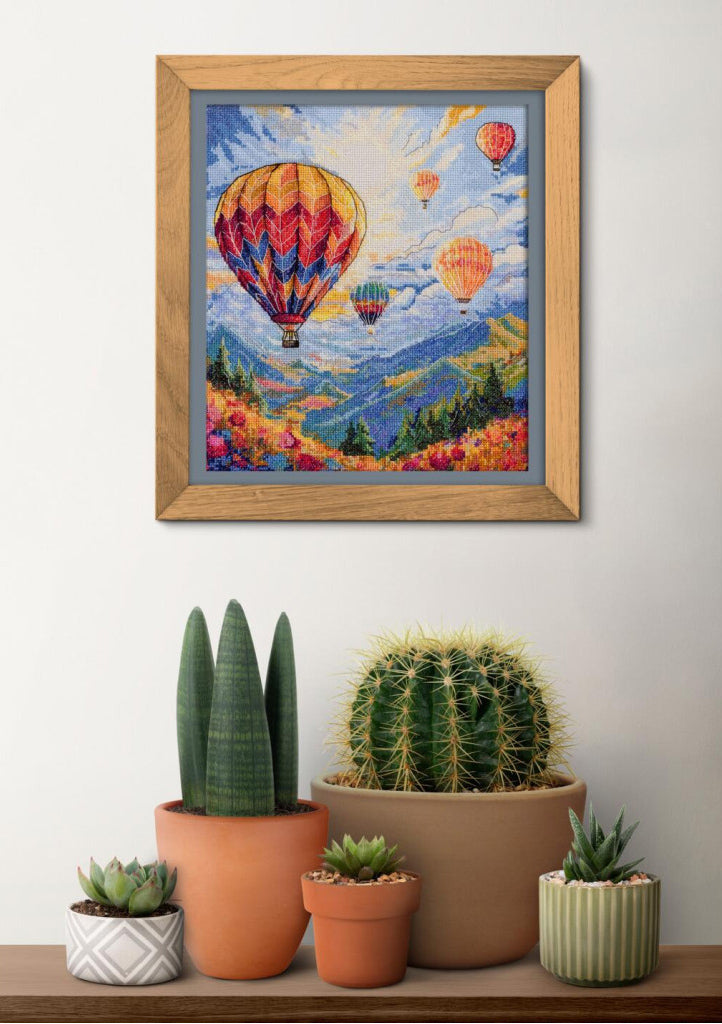 Counted Cross stitch kit "Balloons" DIY by Abris Art