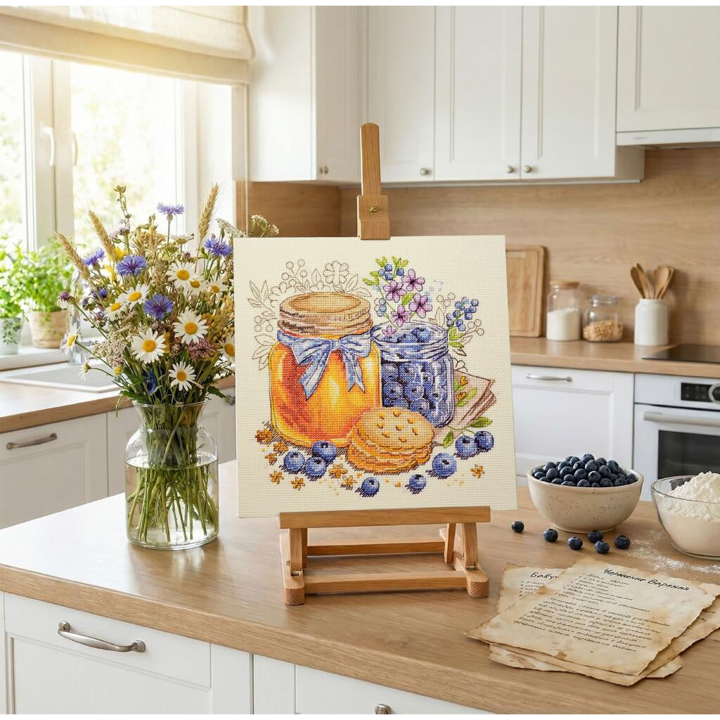 Counted Cross stitch kit "Taste of Summer" DIY by Abris Art