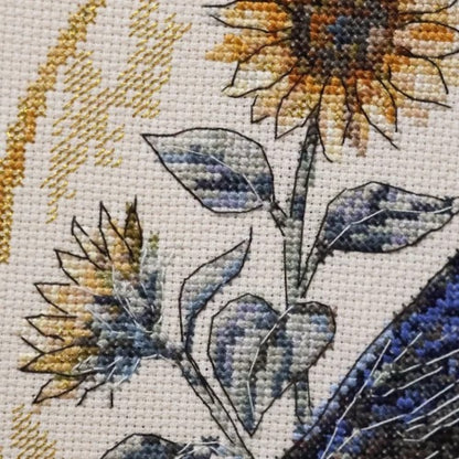 Counted Cross stitch kit "Swallow Melody" DIY by Abris Art