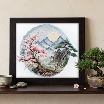 Counted Cross stitch kit "Quiet Place" DIY by Abris Art