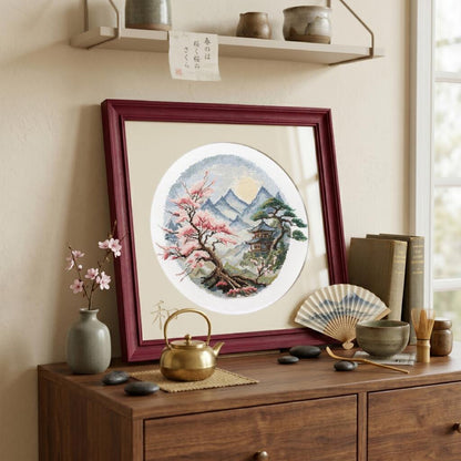 Counted Cross stitch kit "Quiet Place" DIY by Abris Art