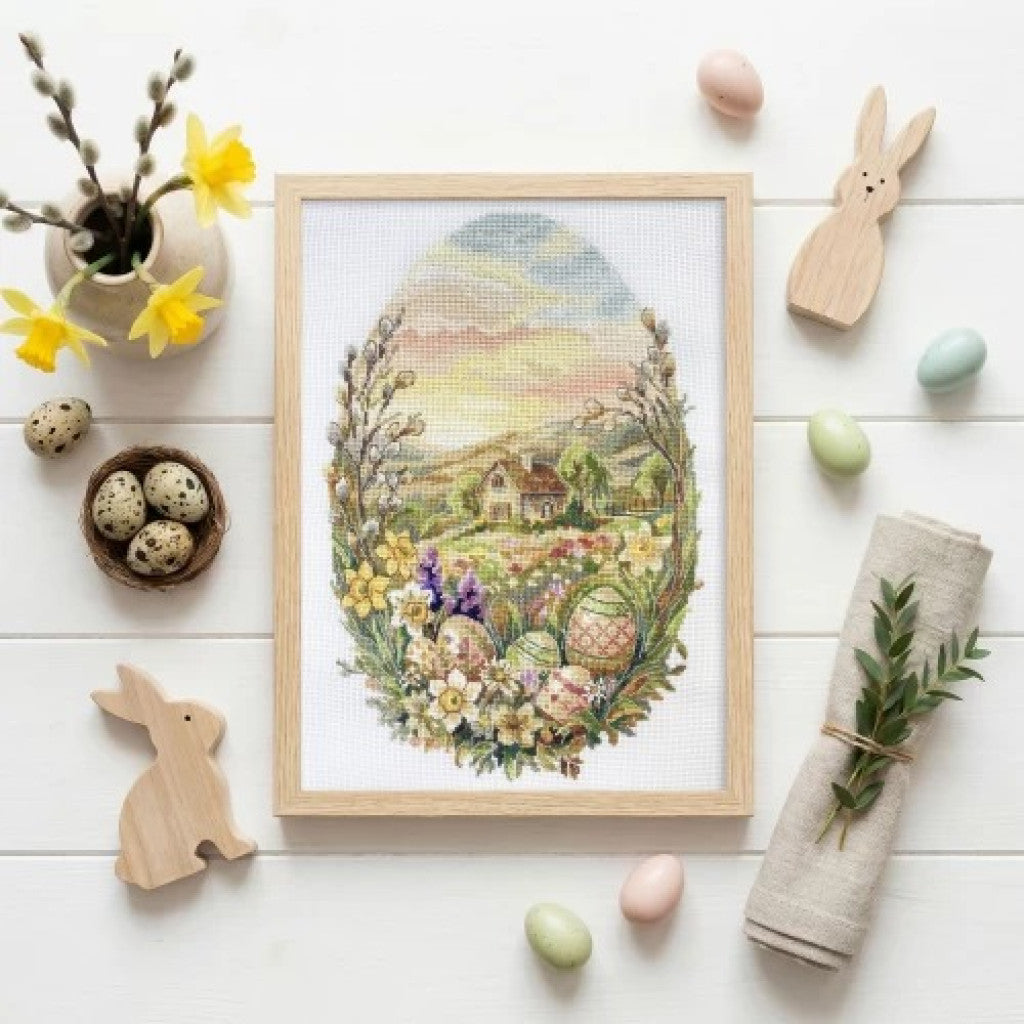 Counted Cross stitch kit "Easter Miracle" DIY by Abris Art
