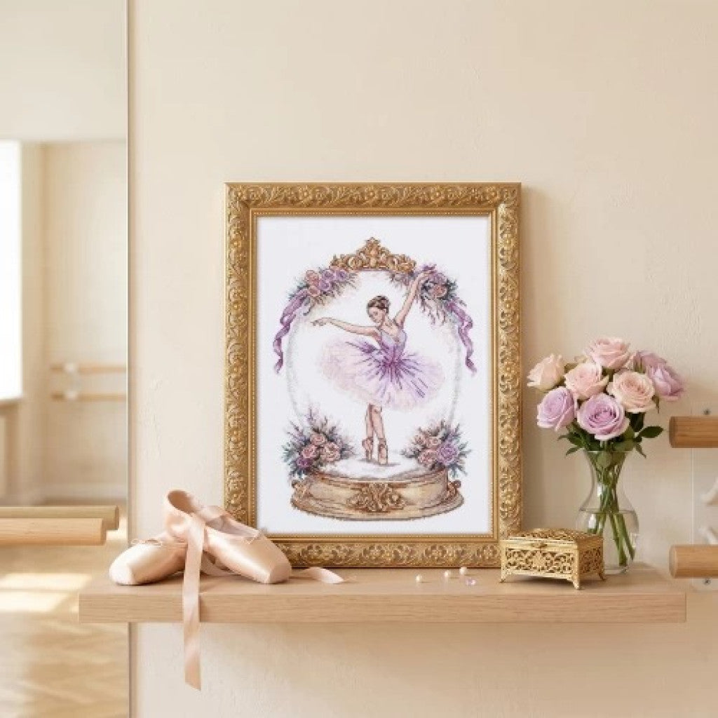 Counted Cross stitch kit 'Ballerina" DIY by Abris Art