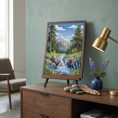 Counted Cross stitch kit "Distant Mountains" DIY by Abris Art