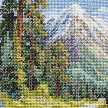 Counted Cross stitch kit "Distant Mountains" DIY by Abris Art