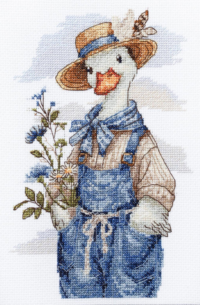 Counted Cross Stitch Kit "Master of the Yard" DIY by Abris Art