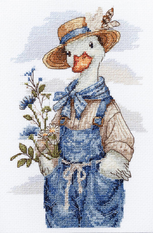 Counted Cross Stitch Kit "Master of the Yard" DIY by Abris Art