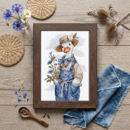 Counted Cross Stitch Kit "Master of the Yard" DIY by Abris Art