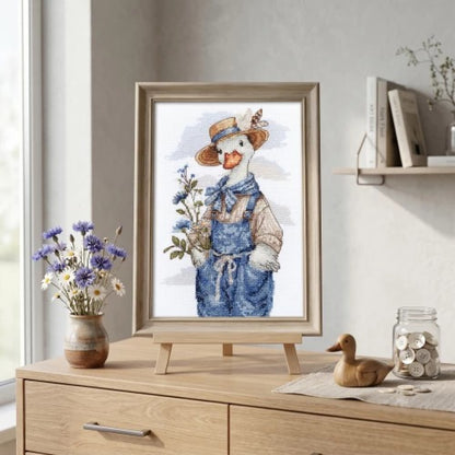 Counted Cross Stitch Kit "Master of the Yard" DIY by Abris Art