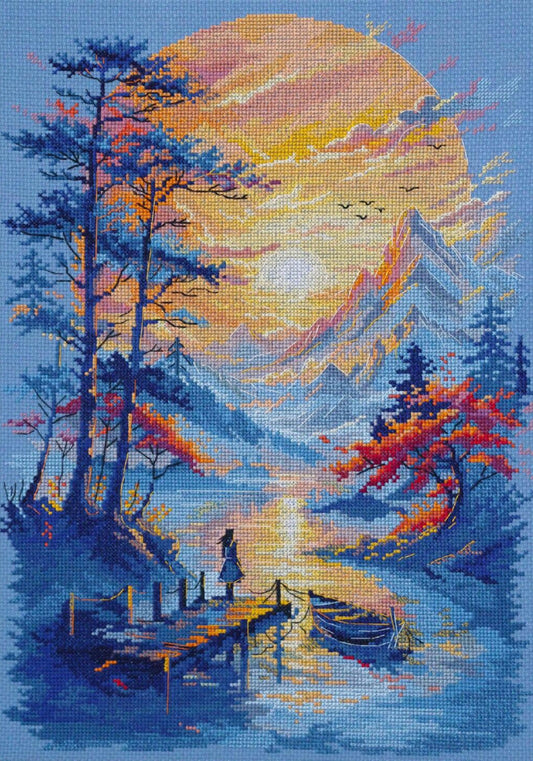 Counted Cross stitch kit "Inner Peace" DIY by Abris Art