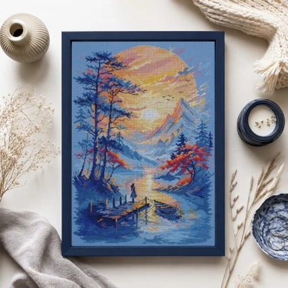 Counted Cross stitch kit "Inner Peace" DIY by Abris Art