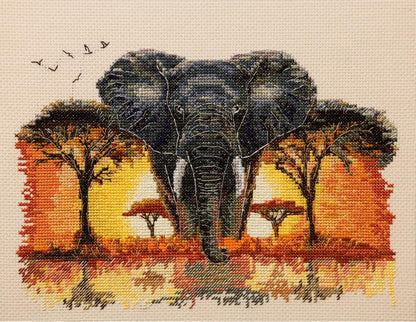 Counted Cross stitch kit "Elephant" DIY by Abris Art