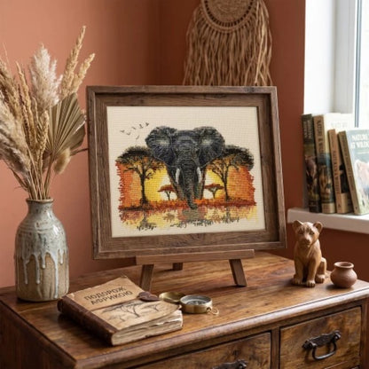 Counted Cross stitch kit "Elephant" DIY by Abris Art