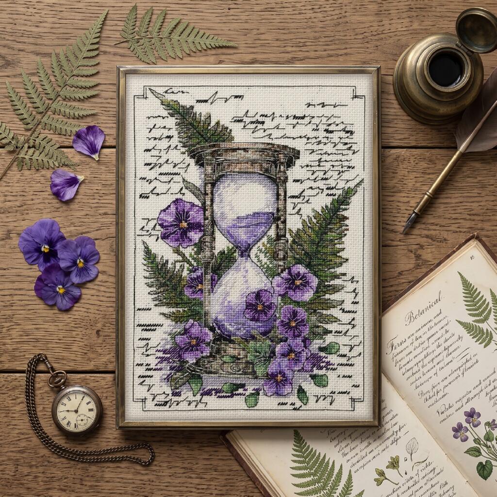 Counted Cross stitch kit "Flow of Time" DIY by Abris Art