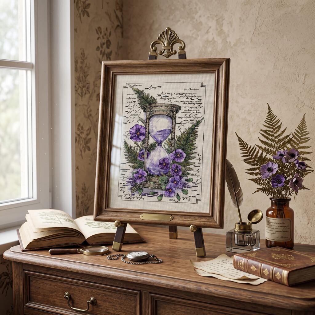 Counted Cross stitch kit "Flow of Time" DIY by Abris Art