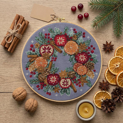 Counted Cross stitch kit "Christmas Wonders" DIY by Abris Art