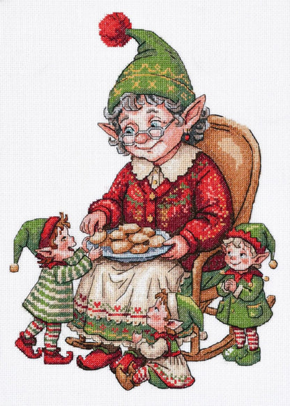 Counted Cross Stitch Kit "Grandma's Treats" DIY by Abris Art