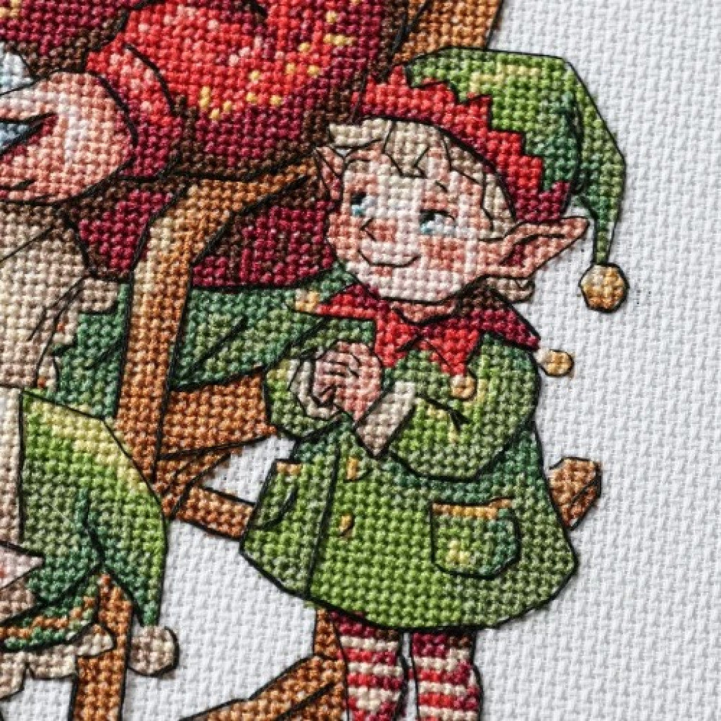 Counted Cross Stitch Kit "Grandma's Treats" DIY by Abris Art