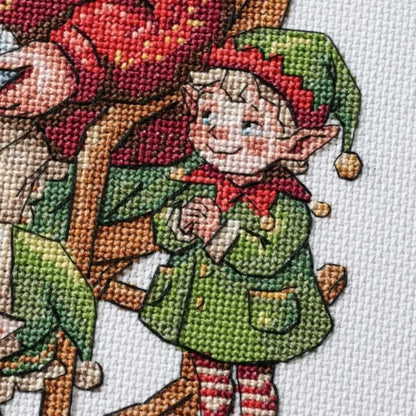 Counted Cross Stitch Kit "Grandma's Treats" DIY by Abris Art