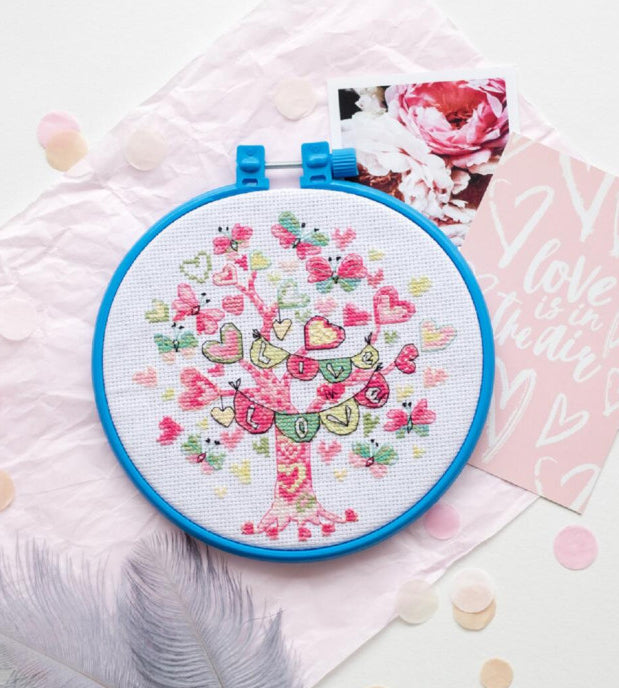 Counted Cross Stitch Kit Blooming DIY Abris Art