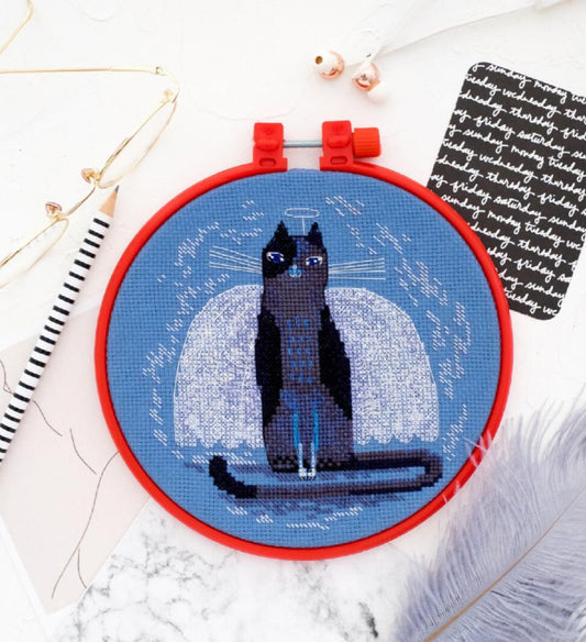 Counted Cross stitch kit Cat DIY Abris Art
