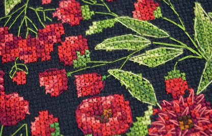 Counted Cross Stitch Kit "Floral Dance" DIY by Abris Art