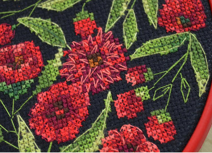 Counted Cross Stitch Kit "Floral Dance" DIY by Abris Art