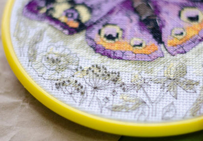Counted Cross Stitch Kit "Butterfly" DIY by Abris Art