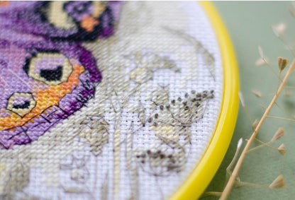Counted Cross Stitch Kit "Butterfly" DIY by Abris Art