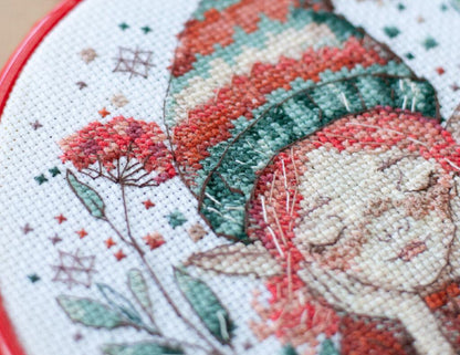 Counted Cross Stitch Kit "Daydreaming" DIY by Abris Art