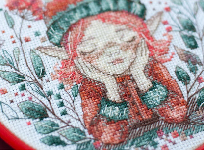 Counted Cross Stitch Kit "Daydreaming" DIY by Abris Art