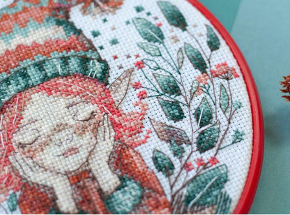 Counted Cross Stitch Kit "Daydreaming" DIY by Abris Art
